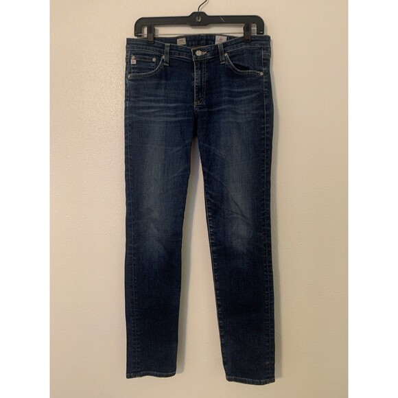 AG Adriano Goldschmied Women's Skinny Jeans - Dark Blue - Picture 1 of 5